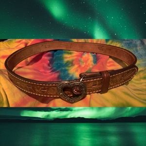 Retro Tony Lama Belt sz 30 small